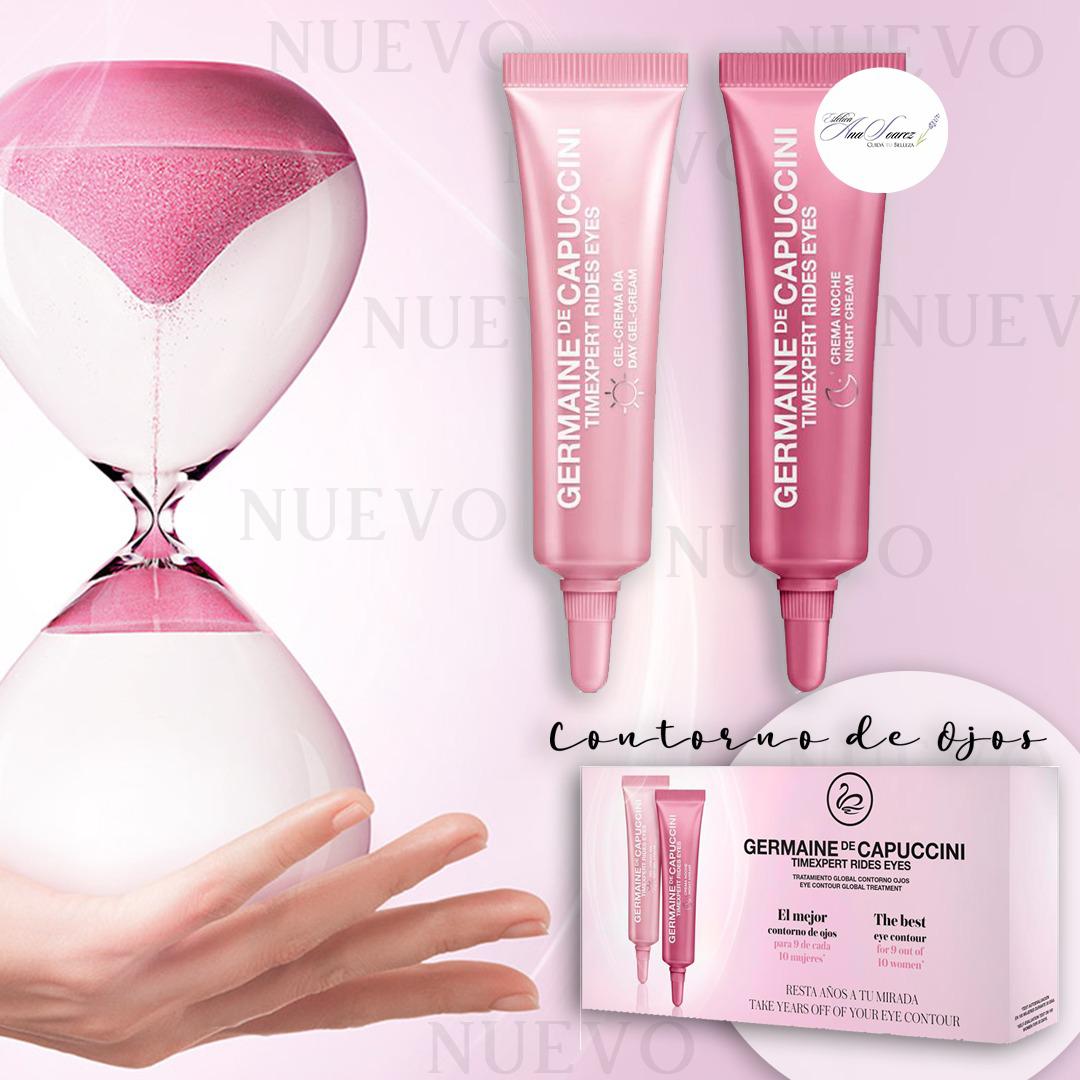 Contorno de ojos Dia y Noche, Antiarrugas, Bolsas y Ojeras.