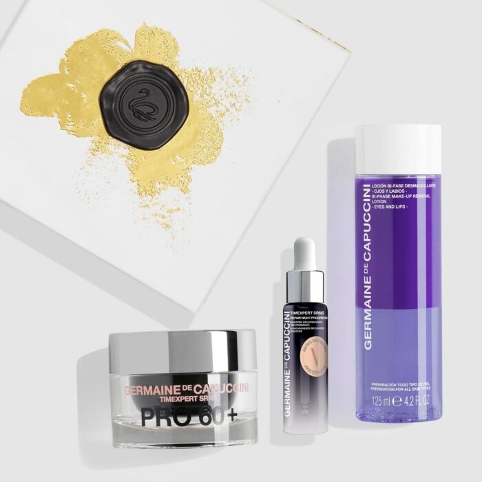 Pack promo Crema Pro60+ con loción Bi-Fase limpiadora + Serum